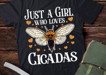 Funny Cicadas Art For Girls Kids Women Insect Lover Cicada T-Shirt ltsp