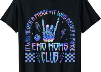 Funny Emo Moms Club Goth Punk Mother’s Day Gift T-Shirt