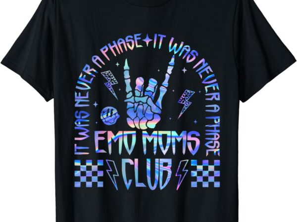 Funny emo moms club goth punk mother’s day gift t-shirt