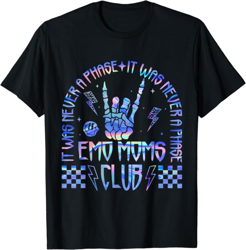 Funny Emo Moms Club Goth Punk Mother’s Day Gift T-Shirt