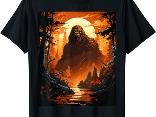 Funny graphic bigfoot sasquatch t-shirt
