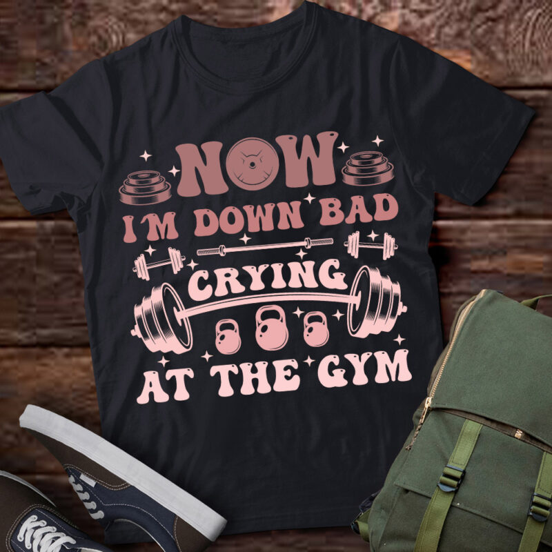 Funny Now I’m Down Bad Crying At The Gym Tank Top ltsp