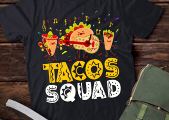 Funny Tacos Squad Cinco De Mayo Mexican Party Taco Food T-Shirt ltsp