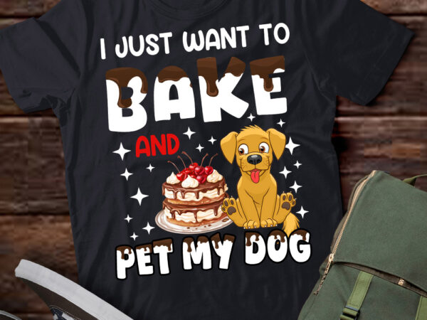 Funny dog baking design men women cake baker baking lover t-shirt ltsp