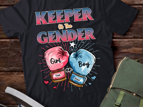 Gender reveal party keeper of gender boxing t-shirt ltsp