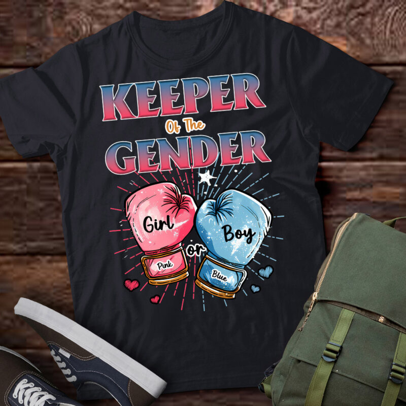 Gender Reveal Party Keeper Of Gender Boxing T-Shirt LTSP