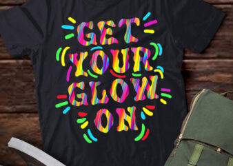 Get Your Glow on Group Team 80 90’s Vintage T-Shirt ltsp