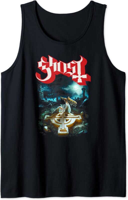 Ghost – Rite Here, Rite Now Title Back and Front Tank Top