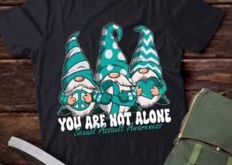 Gnome Sexual Assault Awareness Apparel Women Harassment Support T-Shirt PN