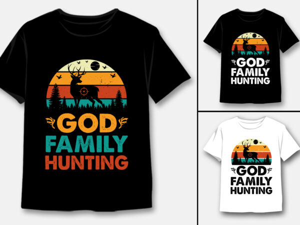 God family hunting t-shirt design