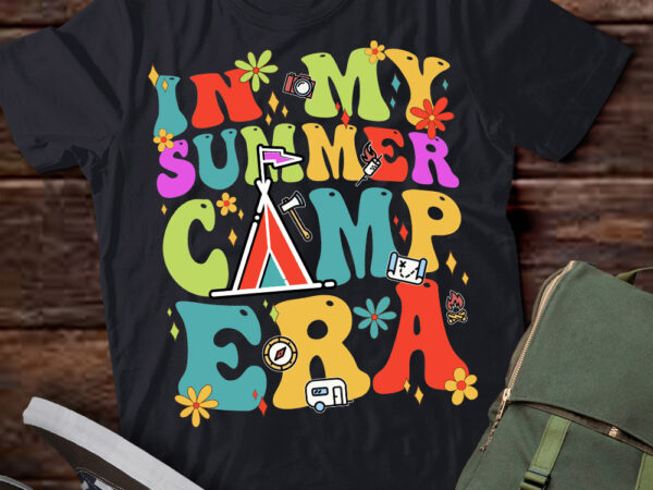 Groovy in my summer camp era retro summer camper women t-shirt ltsp