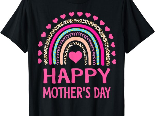 Happy mother’s day 2024 tshirt for women mom grandma rainbow t-shirt