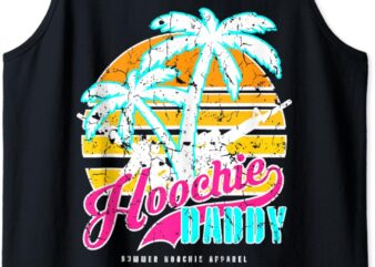 Hoochie Daddy Tropical Tactical AR Gym & Fitness Surfing Co Tank Top