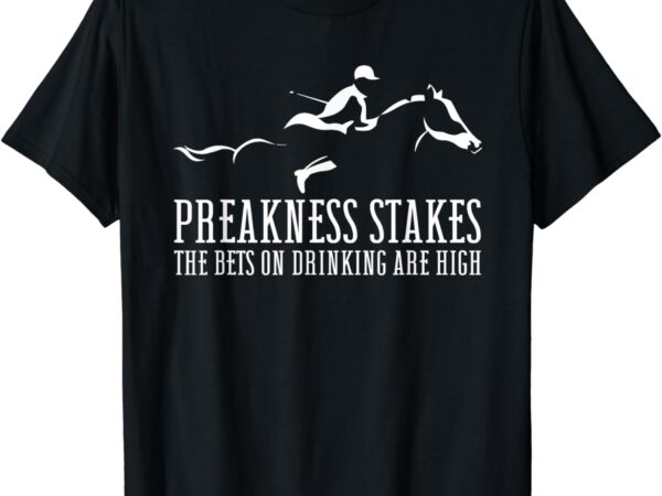 Horse derby day preakness stakes horse racing t-shirt