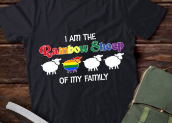 I Am Rainbow Sheep Of My Family Gay Lesbian LGBT Pride Month T-Shirt ltsp