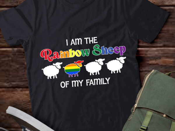 I am rainbow sheep of my family gay lesbian lgbt pride month t-shirt ltsp