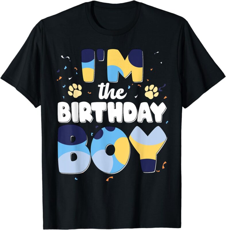 Im The Birthday Boy Dog Family Matching T-Shirt