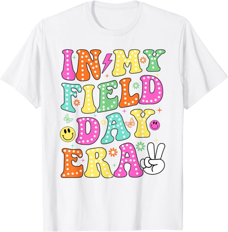 In My Field Day Era Teacher Boys Girls Kids Field Day 2024 T-Shirt