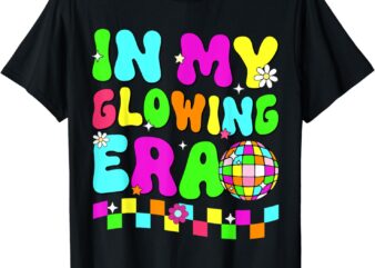 In My Glowing Era Tie Dye Bright Hello Summer Vacation Trips T-Shirt