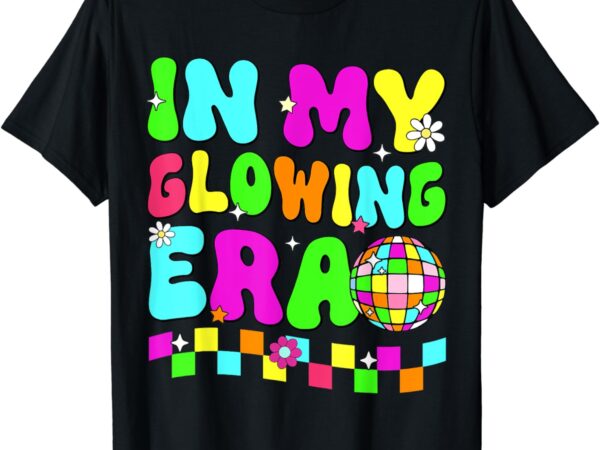 In my glowing era tie dye bright hello summer vacation trips t-shirt