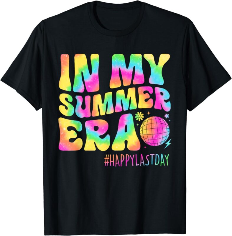 In My Summer Era Last Day of School Teacher Kids T-Shirt