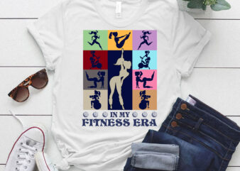 In My fitness Era Retro Vintage fitness Sport Game Day T-Shirt ltsp