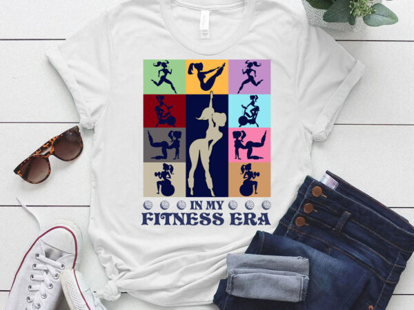 In my fitness era retro vintage fitness sport game day t-shirt ltsp