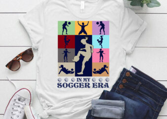 In My soccer Era Retro Vintage soccer Sport Game Day T-Shirt ltsp