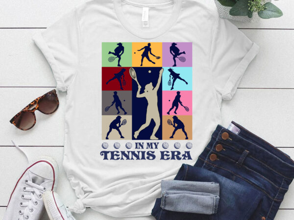 In my tennis era retro vintage tennis sport game day t-shirt ltsp