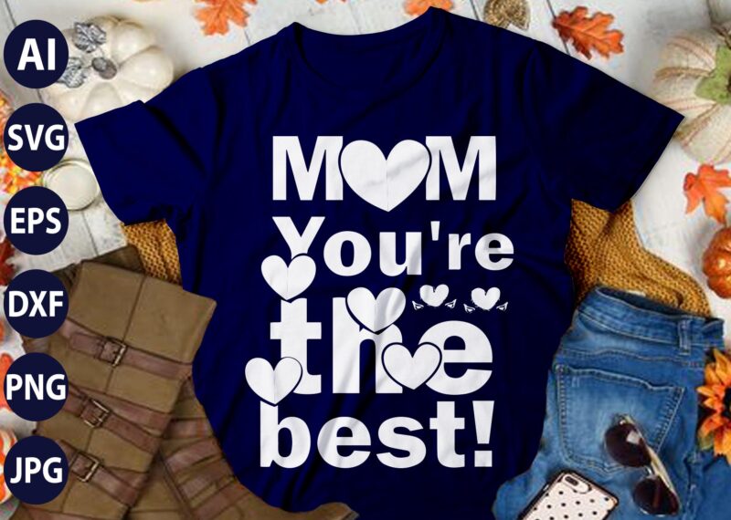 Happy Mother’s Day T-Shirt Designs vector and png t-shirt designs bundle