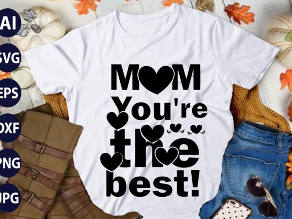 Happy mother’s day t-shirt designs vector and png t-shirt designs bundle