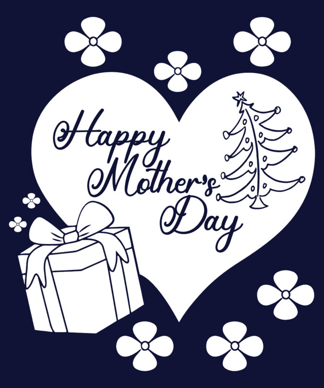 Happy Mother’s Day T-Shirt Designs | Vector & SVG t-shirt designs, Happy mother s day t-shirt design,blessed mom sublimation design,mother’s