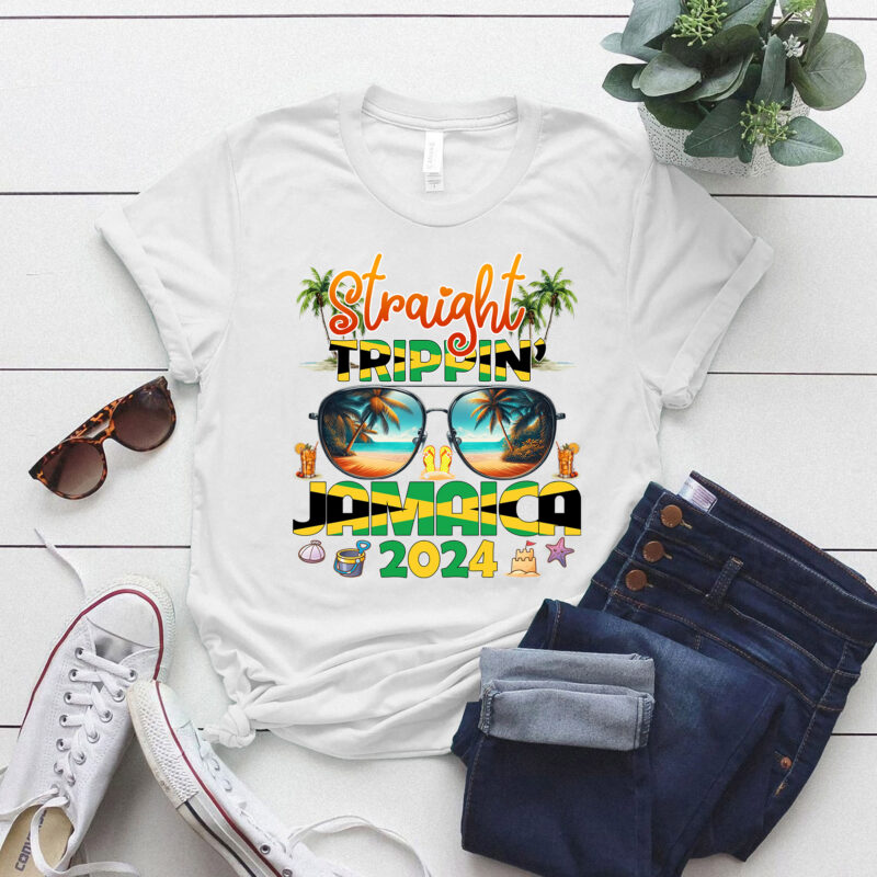 Jamaica 2024 Here We Come Matching Family Vacation Trip T-Shirt ltsp