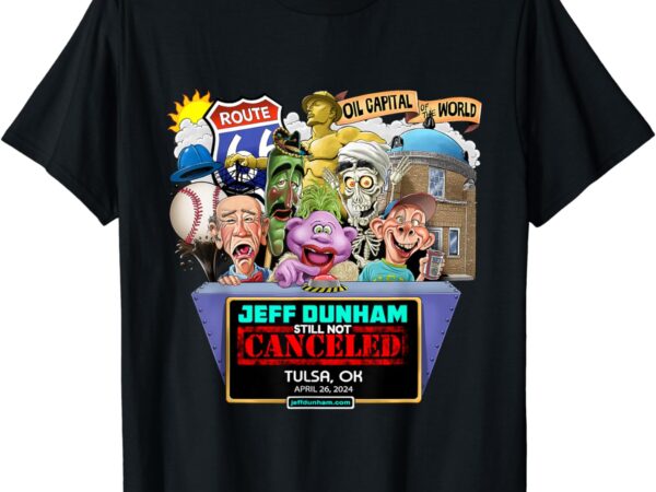 Jeff dunham tulsa, ok (2024) t-shirt