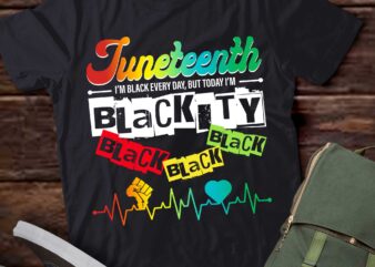 Juneteenth Blackity Heartbeat Black History African America T-Shirt ltsp
