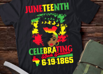 Juneteenth Celebrating Black Freedom 1865 African American T-Shirt ltsp