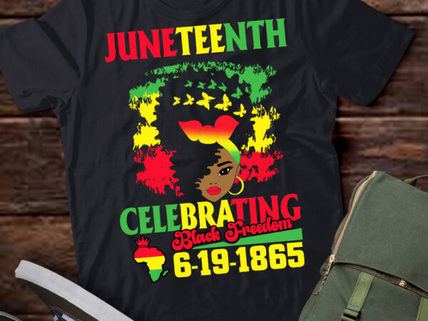 Juneteenth celebrating black freedom 1865 african american t-shirt ltsp