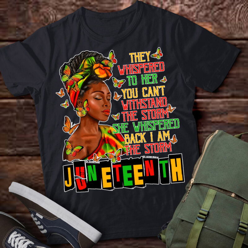 Juneteenth ImThe Storm Black Women Black History Month T-Shirt ltsp