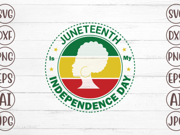 Juneteenth is my independence day t-shirt design