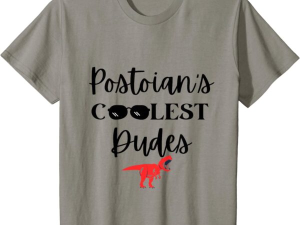 Kids postoian’s coolest dude t-shirt