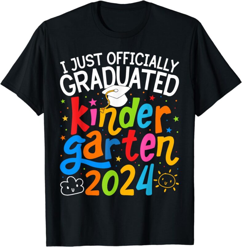 Kindergarten Graduation Officially Graduated Class of 2024 T-Shirt