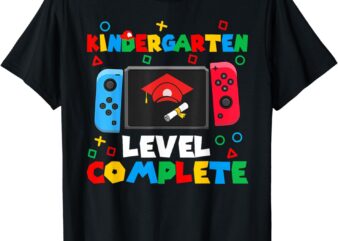 Kindergarten Level Complete Last Day Of School Graduate Boys T-Shirt