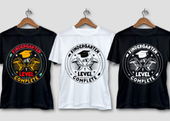 Kindergarten Level Complete T-Shirt Design