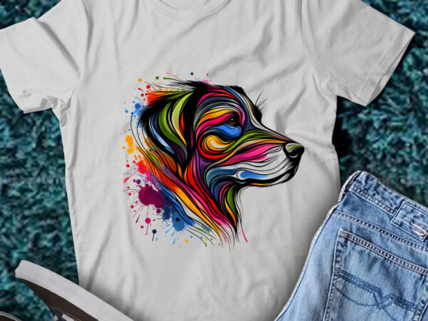 Lt01 colorful artistic whippets cute dog lover t shirt vector graphic