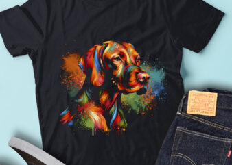 LT11 Colorful Artistic Vizslas Lover Cute Pet Lover t shirt vector graphic