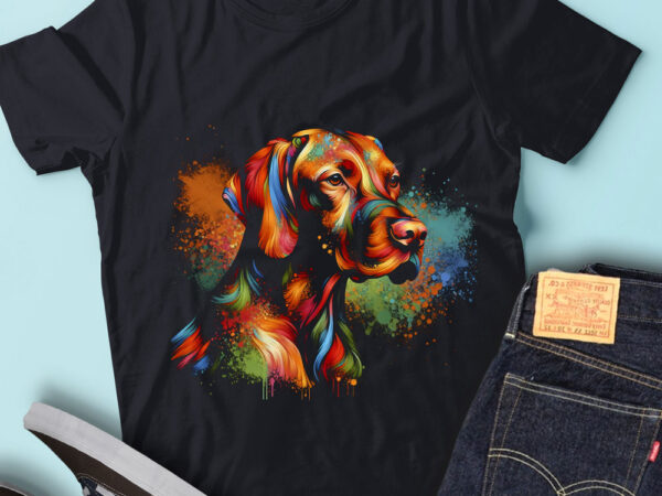 Lt11 colorful artistic vizslas lover cute pet lover t shirt vector graphic
