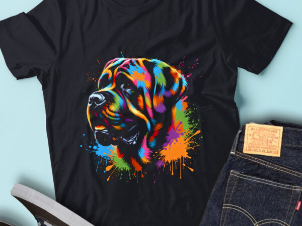 Lt13 colorful artistic mastiffs mastiff puppy owner t shirt vector graphic