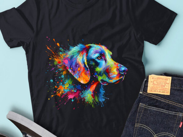 Lt20 colorful artistic weimaraners beautiful puppy t shirt vector graphic