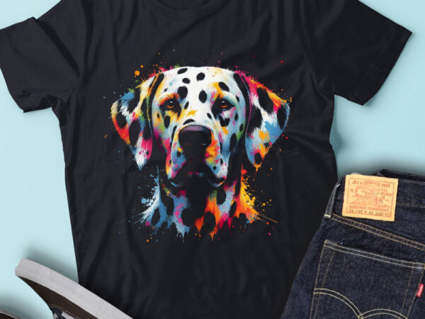 Lt25 cute colorful artistic dalmatians dalmatian dog lover t shirt vector graphic