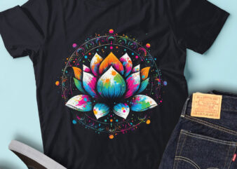 LT41 Lotus Mandala Circle Spiritual Yoga Namaste Vintage Gifts t shirt vector graphic